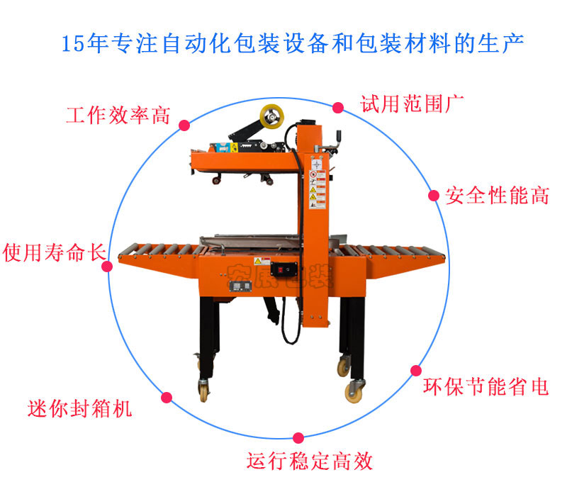 迷你型封箱機MD5優(yōu)勢