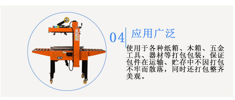 迷你型自動封箱機MD應用